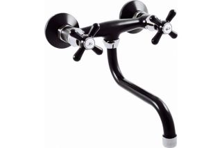 Смеситель для кухни Rav Slezak Morava Retro MK101.5/21CMATC черный хром